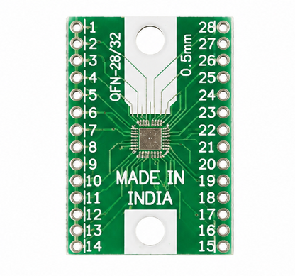 QFN-28 SMD TO DIP CONVERTER Breakout Board