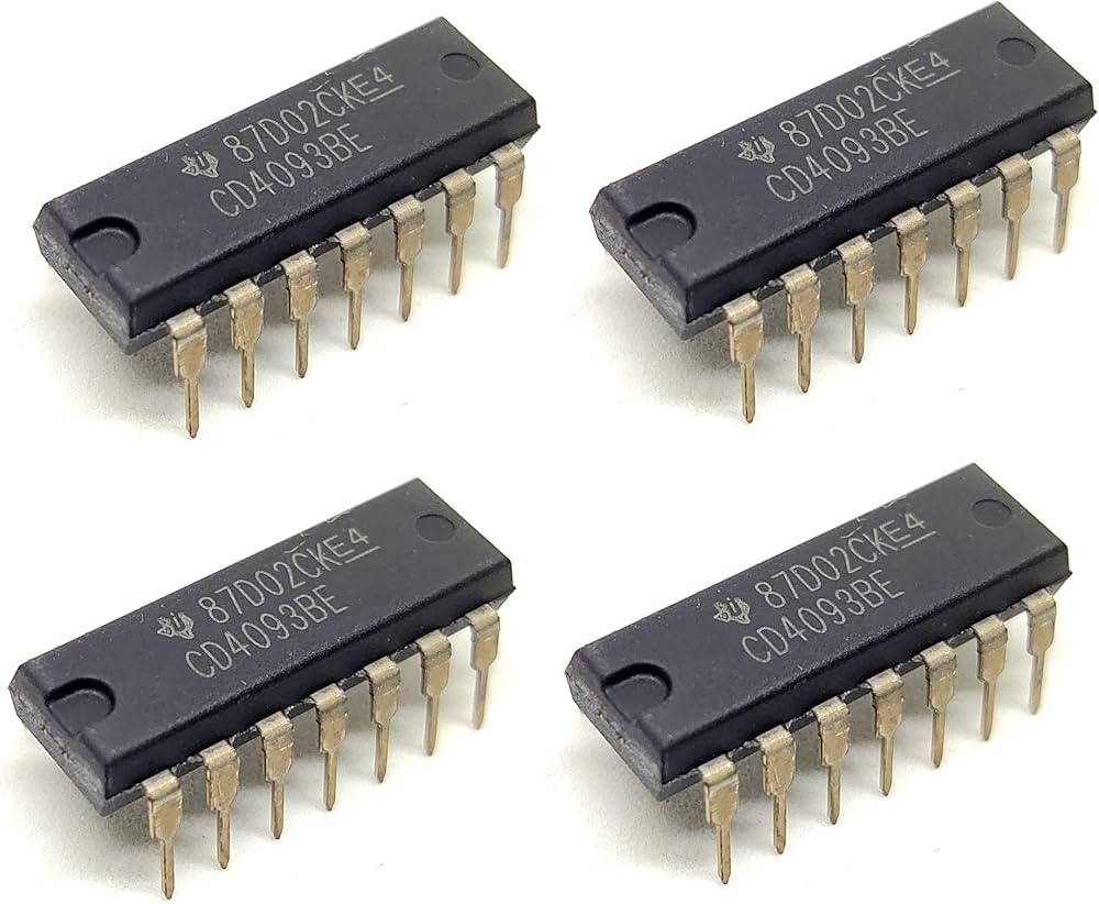 CD4093BE IC Quad 2-Input Schmitt Trigger NAND Gate