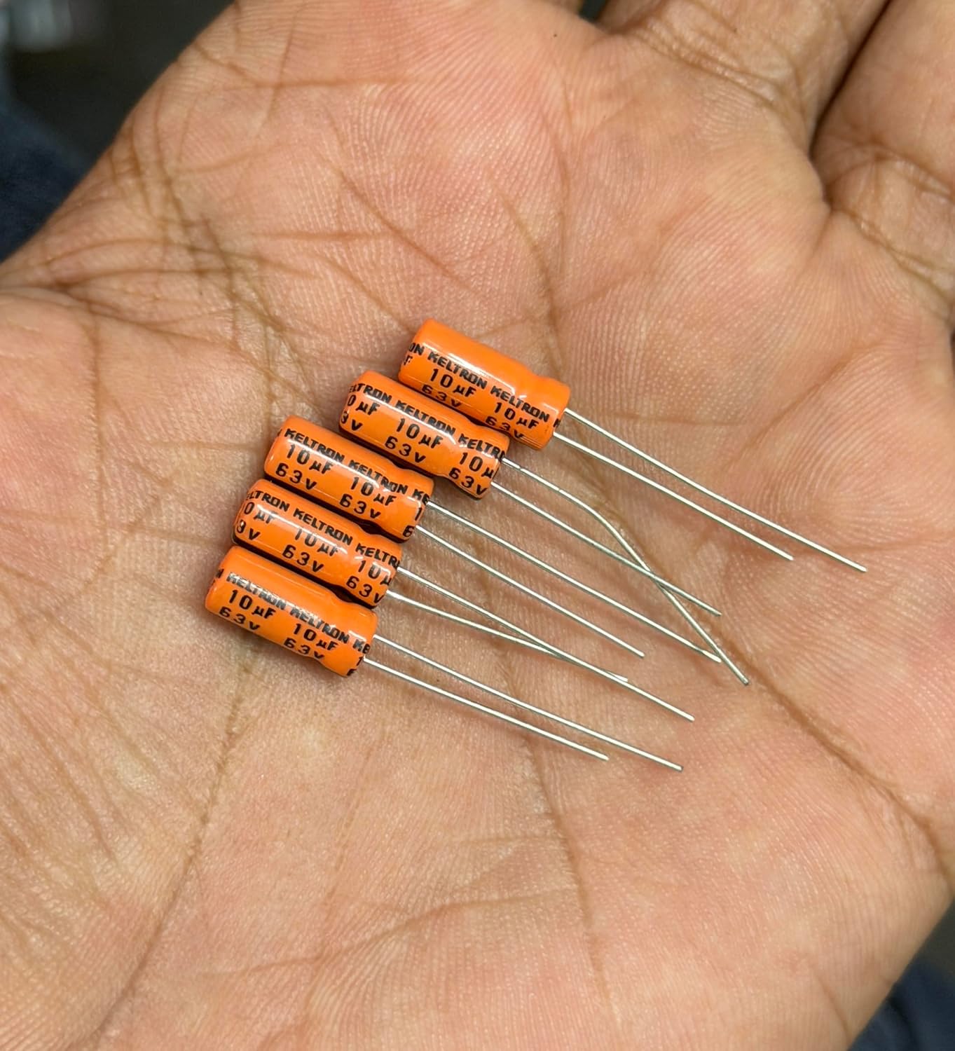 10uF 63V KELTRON Electrolytic Capacitor