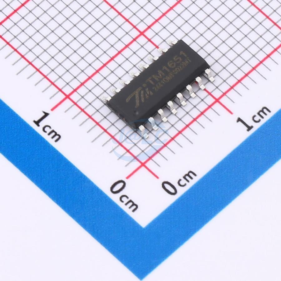 TM1651 SMD IC 7Key Led Digital Tube Panel Driver IC Sop16 4X7 Segment TM1651