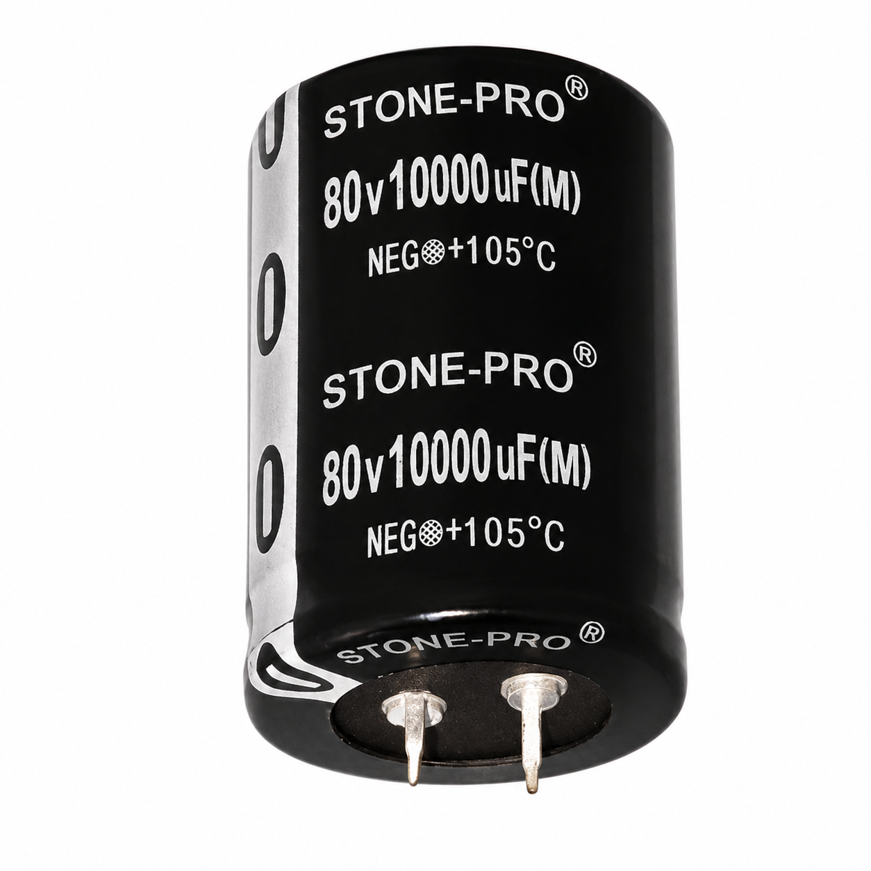 10000uF 80V Electrolytic Capacitor 105C STONE PRO