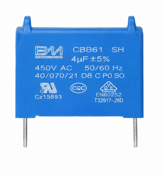 4uF 450V AC Capacitor 2 leg CBB61 SH
