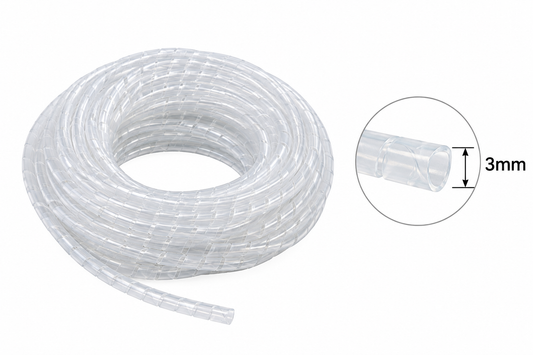 3mm Spiral Sleeve Clear 1ROLL (50M)