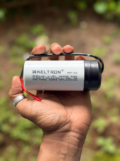 55uF 440V CAPACITOR 55MFD KELTRON AC