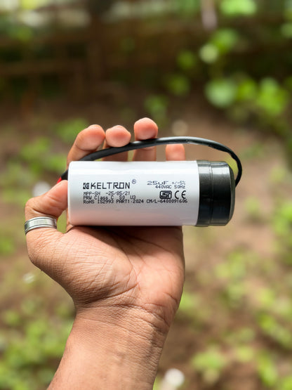 25uF 440V CAPACITOR 25MFD KELTRON AC 440v-cap-25
