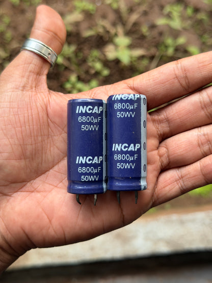 6800uF 50V Electrolytic Capacitor Radial 6800uF 50V
