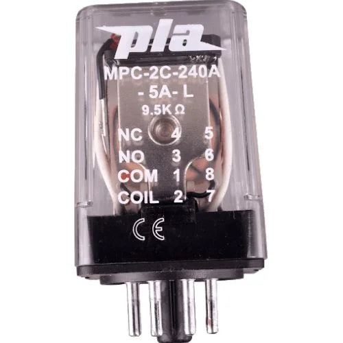 240V 5A DPDT Relay 8 PIN PLA MPC 2C 240A L DPDT