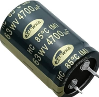 4700uF 63V Electrolytic Capacitor SAMWHA