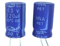 220uF 63V Electrolytic Capacitor 85C SAMWHA