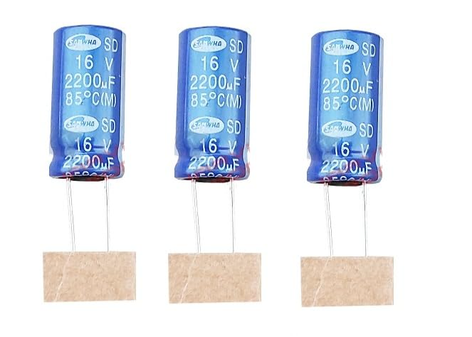 2200uF 16V Electrolytic Capacitor SAMWHA 85C
