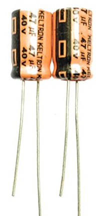 47uF 40V Electrolytic Capacitor 85C KELTRON