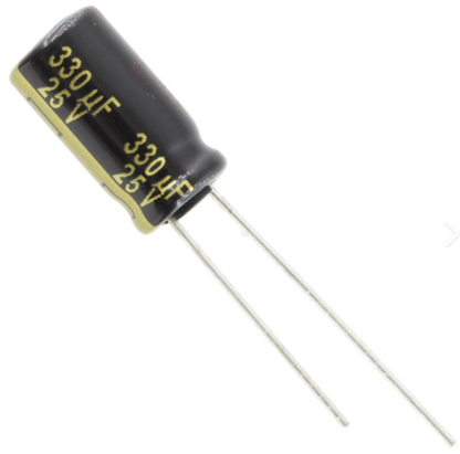 330uF 25V Electrolytic Capacitor SAMWHA
