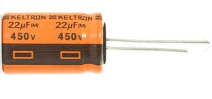 22uF 450V Electrolytic Capacitor KELTRON 85C 22uF 450V