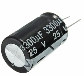 3300uF 25V Electrolytic Capacitor SAMWHA 85C