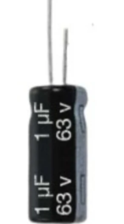 1uF 63V  Electrolytic Capacitor SAMWHA
