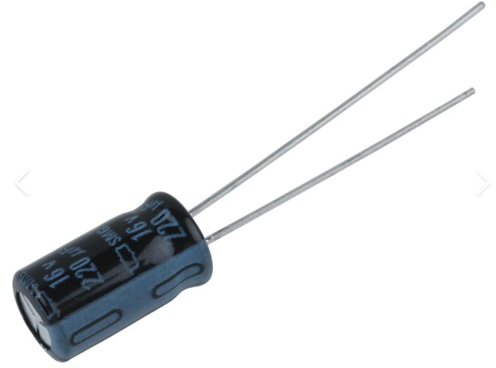 220uF 16V Electrolytic Capacitor 85C 20% KELTRON