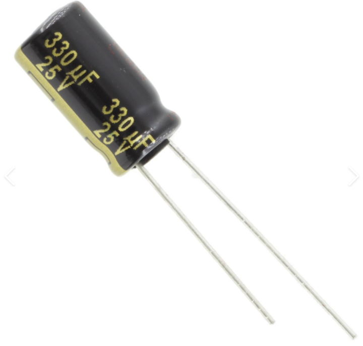 330uF 25V Electrolytic Capacitor 85C 20% KELTRON
