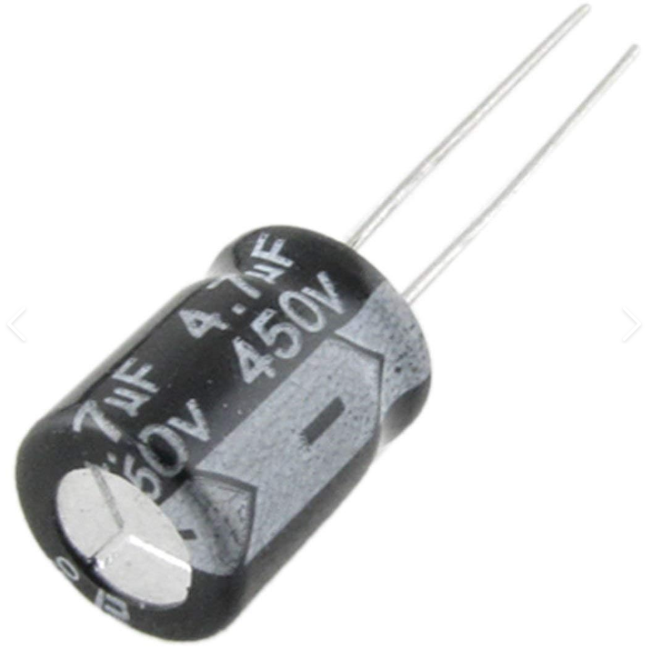 4.7uF 450V Electrolytic Capacitor 85C 20% KELTRON