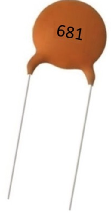 680pF 50V Ceramic Capacitor 680