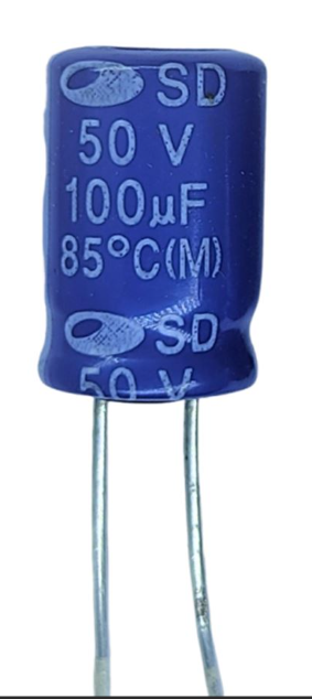 100uF 50V Electrolytic Capacitor SAMWHA