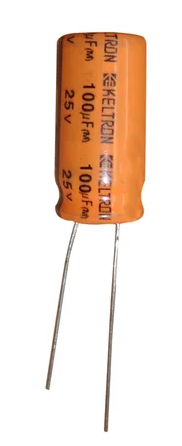 100uF 25V Electrolytic Capacitor 85C 20% KELTRON