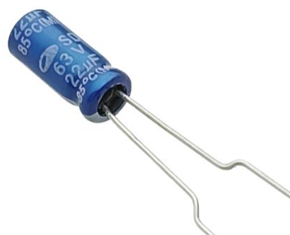 22uF 63V Electrolytic Capacitor SAMWHA 5x11mm