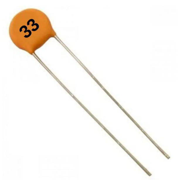 33pF 50V Ceramic Capacitor disc 33 PF AEC