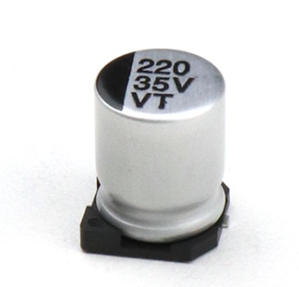220UF 35V SMD ELECTROLYTIC CAPACITOR JWCO 8x10.2mm 105C