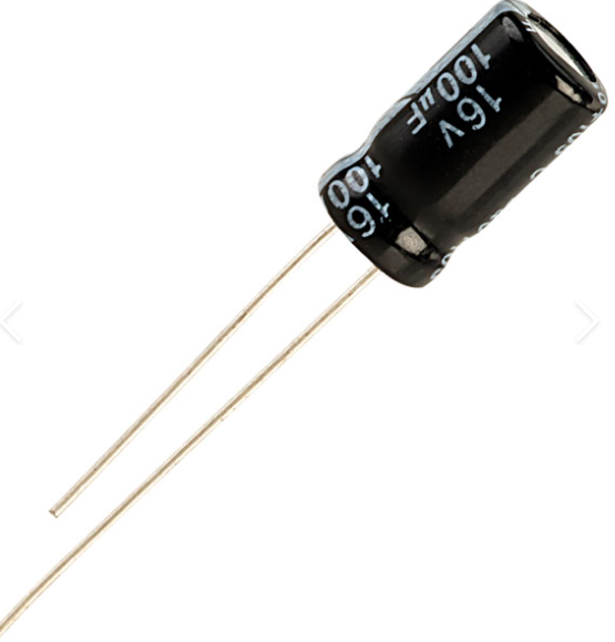 100uF 16V Electrolytic Capacitor KELTRON 85C 20%
