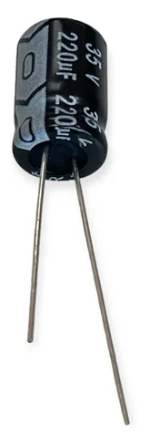 220uF 35V Electrolytic Capacitor DC 105C JWCO 8x12MM