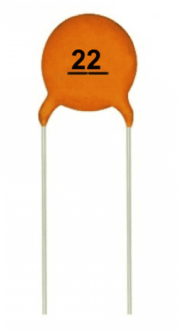 22pF 50V Ceramic Capacitor disc AEC 10%