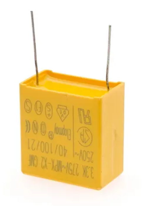 0.33UF 275V BOX FILM CAPACITOR HEL 10% 10MM 330NF 334 X2 AC