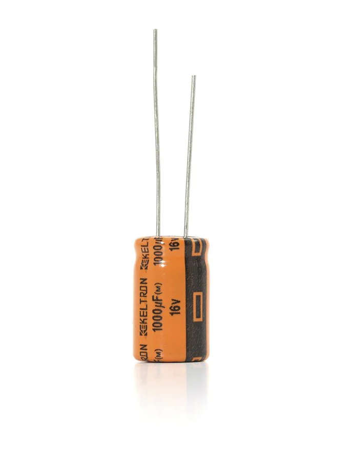 100uF 16V Radial Electrolytic Capacitor KELTRON