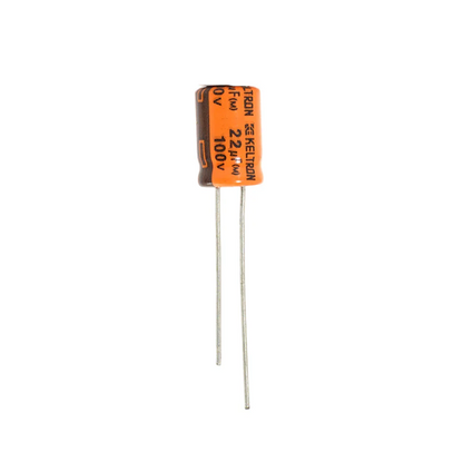 22uF 100V Radial Electrolytic Capacitor KELTRON 22uF 100V