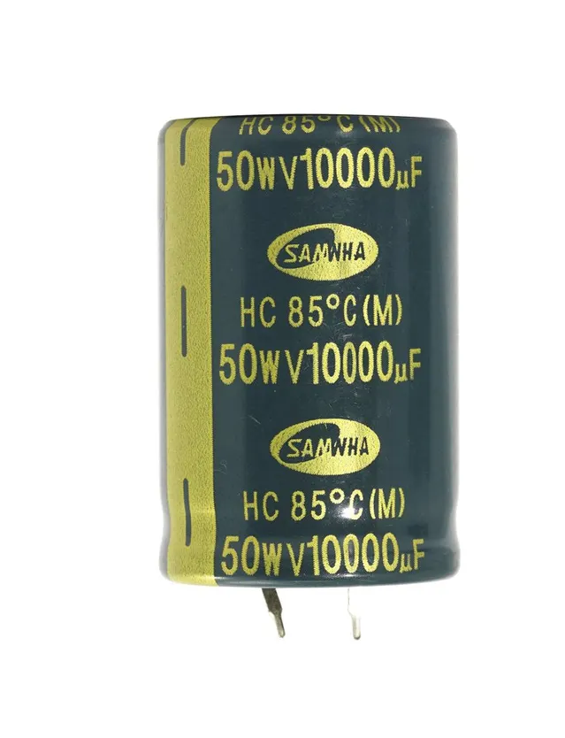 10000uF 50V Electrolytic Capacitor 85C Radial SAMWHA Can type