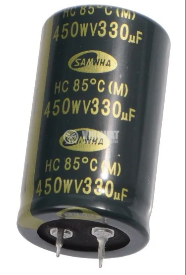 330uF 450V Electrolytic Capacitor CAN Type SAMWHA