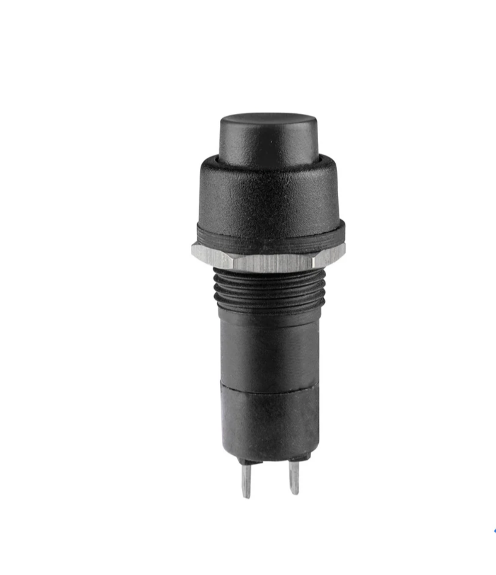Push Button On/Off Switch PBS 2 ELCOM BLACK
