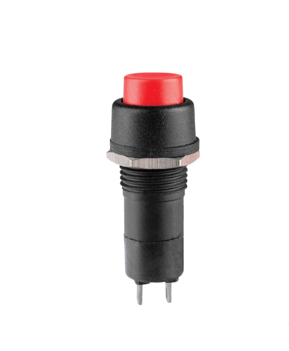 Push-On Switch PBS 1 Elcom RED