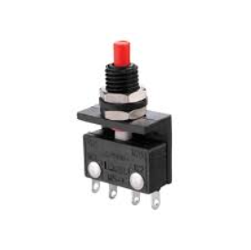 Panel Mount Push Switch PMS-1 Red