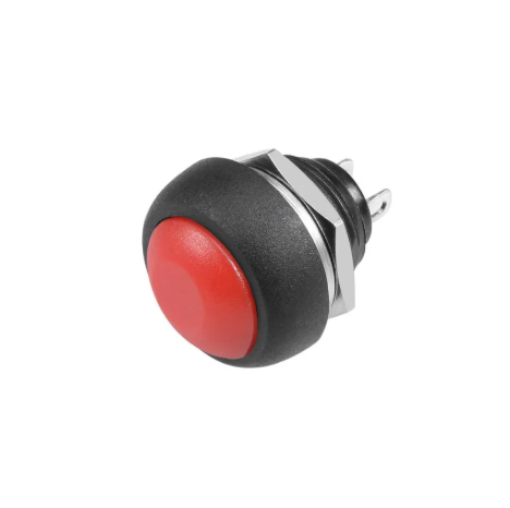 Mini Push Button SE948 RED Brass 6mm