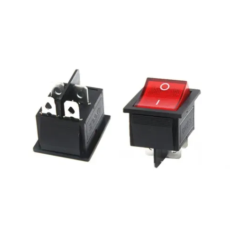 ROCKER SWITCH 250V 16A LED