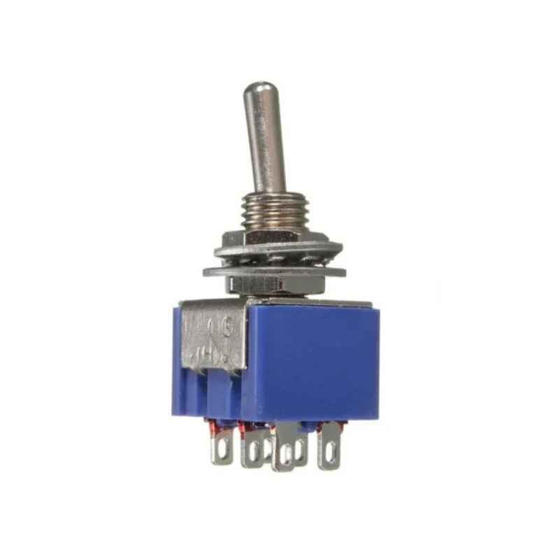 6 Pin Toggle Switch DPDT On-off-On 3A 250V 3 POSITION MTS-203