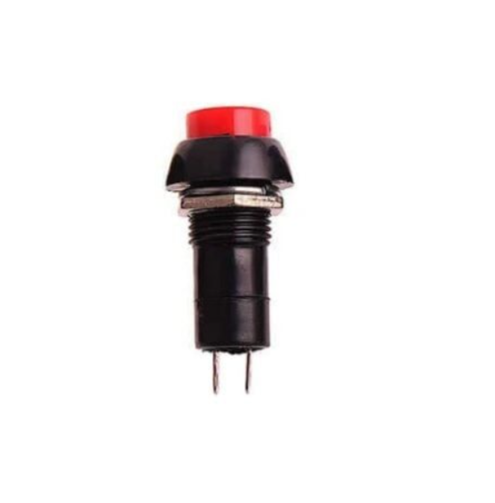 Push button switch MOMENTARY PBS-11B RED PBS11B CALONI