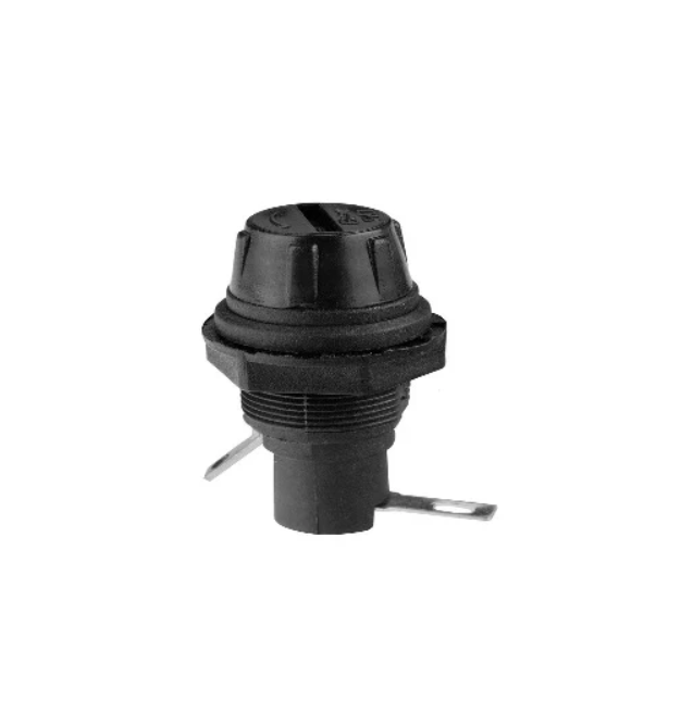 FH7 BLACK Fuse Holder PANEL MOUNTABLE ELCOM