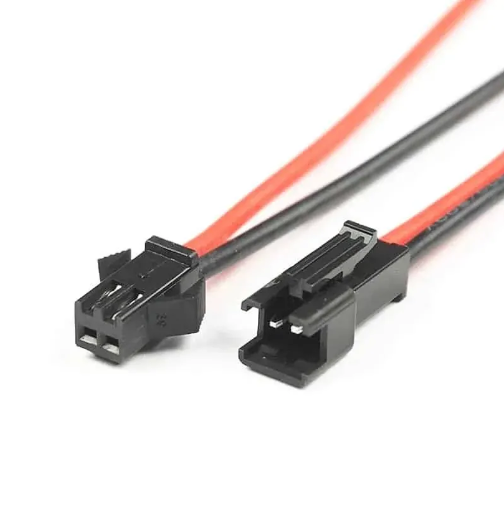 2 PIN RMC JST-SM male and female Connector 15CM FST 7/38 WIRE 2518