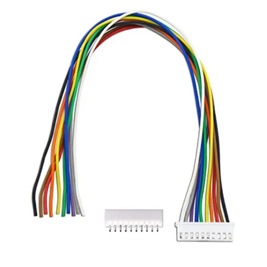 10 PIN JST CONNECTOR 1PAIR(1MALE AND 1FEMALE)2.54MM pitch Female with wire 20-30cm  2515