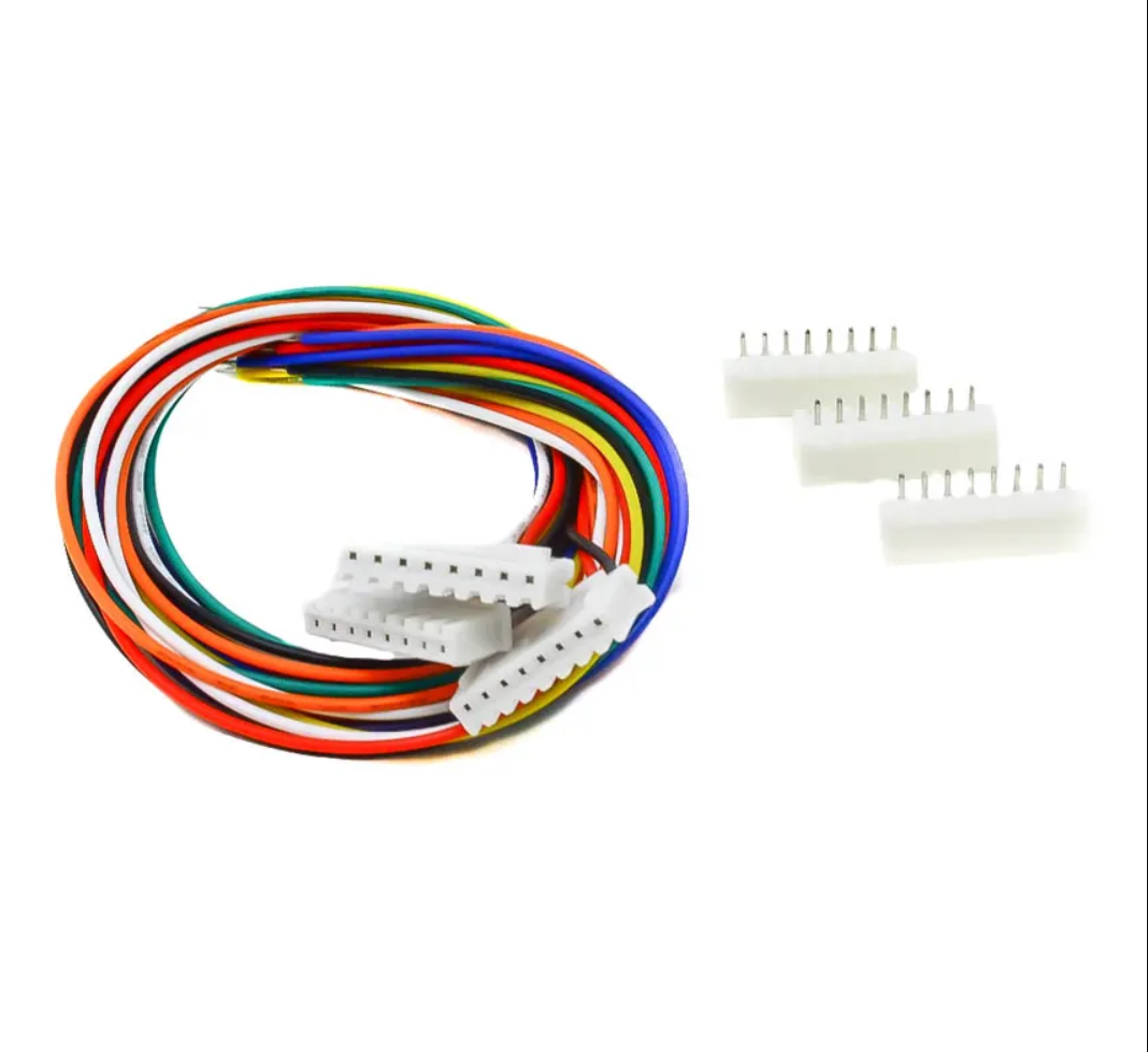 8 PIN JST CONNECTOR 1PAIR(1MALE AND 1FEMALE)2.54MM pitch Female with wire 15-30cm  2515