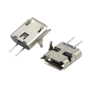 2 PIN Micro USB Female socket SMD KH-MICRO-SMT.J-2P