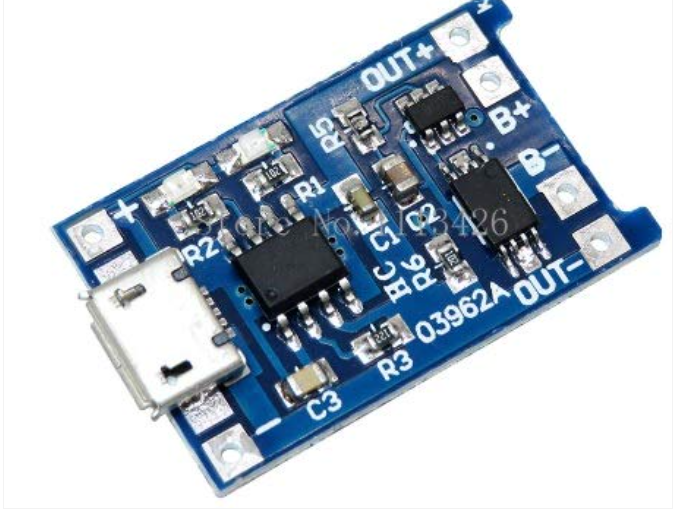 TP4056 Charging Module Micro USB 5V 1A 3.7V Lithium Battery Charger With Protection