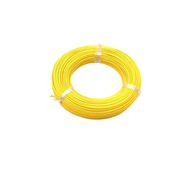 YELLOW Single Strand Wire GAUGE 23 2 Meter